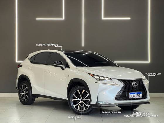 LEXUS NX 200T 2.0 F-SPORT 4X4 16V TURBO GASOLINA 4P AUTOMÁTICO
